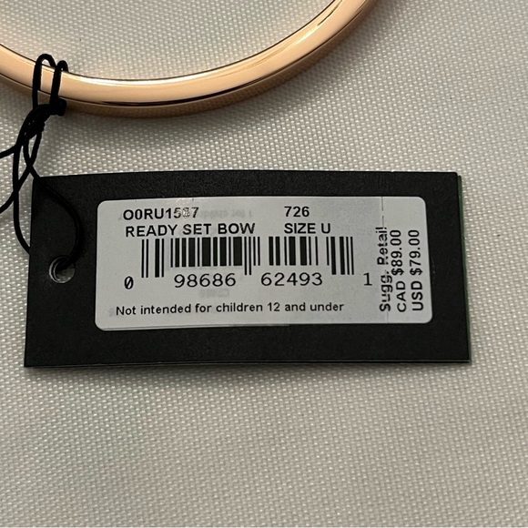 Kate Spade Ready Set Bow Pave Rose Gold Bangle NWT - Picture 4 of 5